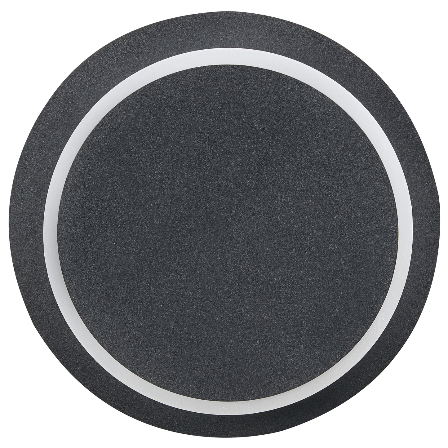 Set of 2 LED Wall Lamps Black Matte Round Shade Adjustable