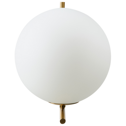 Gold Wall Lamp With Metal Base And Acrylic Shade