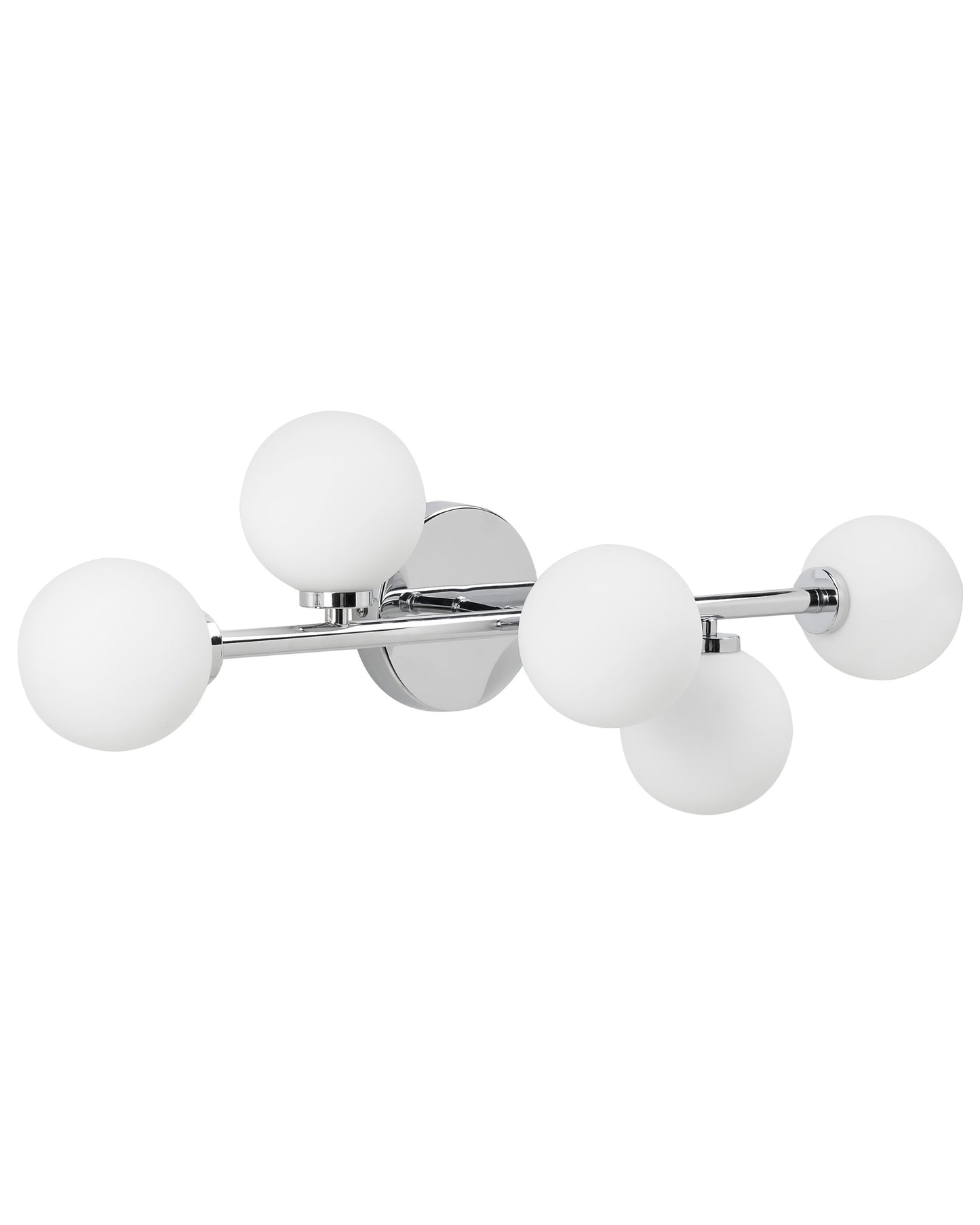 Wall Lamp Silver Five Light Metal Iron Fixture Double Modern Living Room Dining Bedroom