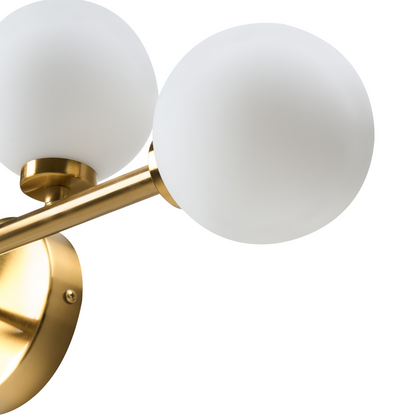 Gold Wall Lamp 5 Lights Modern Iron Fixture