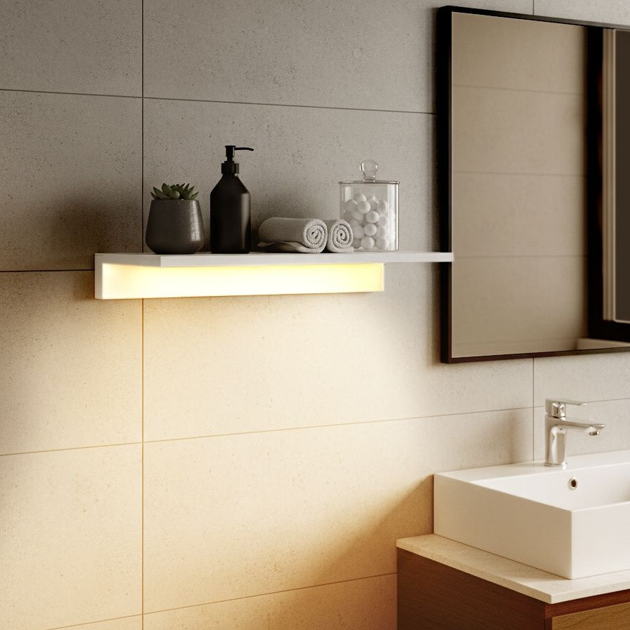 Picture Light Modern White LED Wall Lamp Mirror For Bathroom