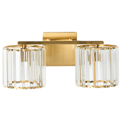 Wall Lamp Gold Metal Base Glass Shade Geometric Modern