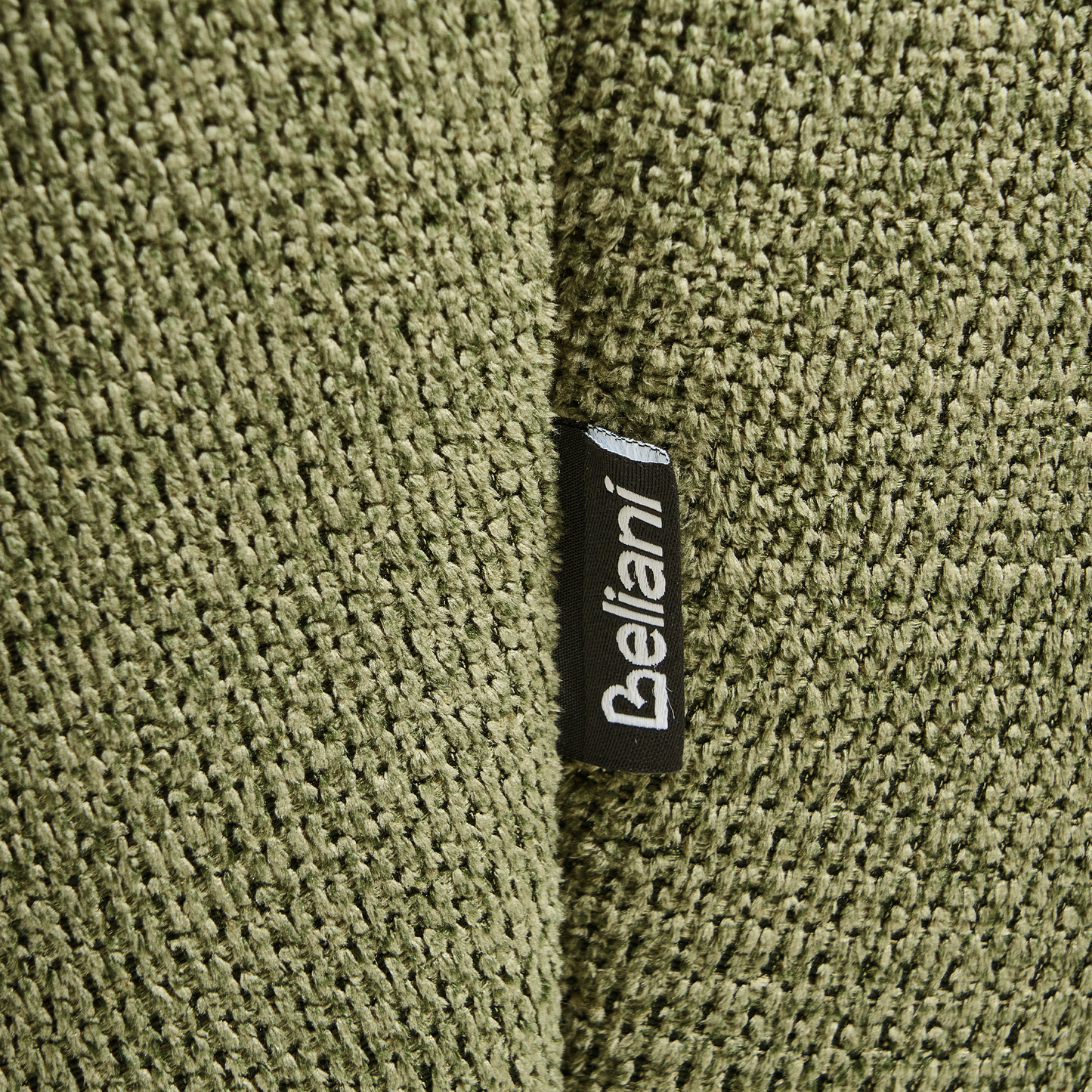 Armchair Green Water-Repellent Quilted Fabric With Armrests