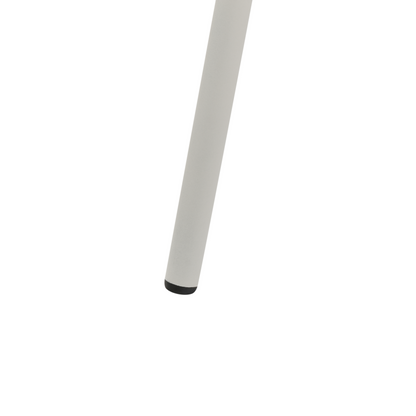 Armchairs Set of 2 Off-White Fabric Armrests and Metal Legs