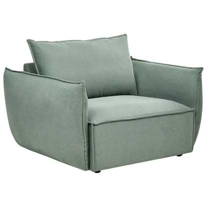 Living Set Light Green Upholstery Low Profile Sofa Chairs