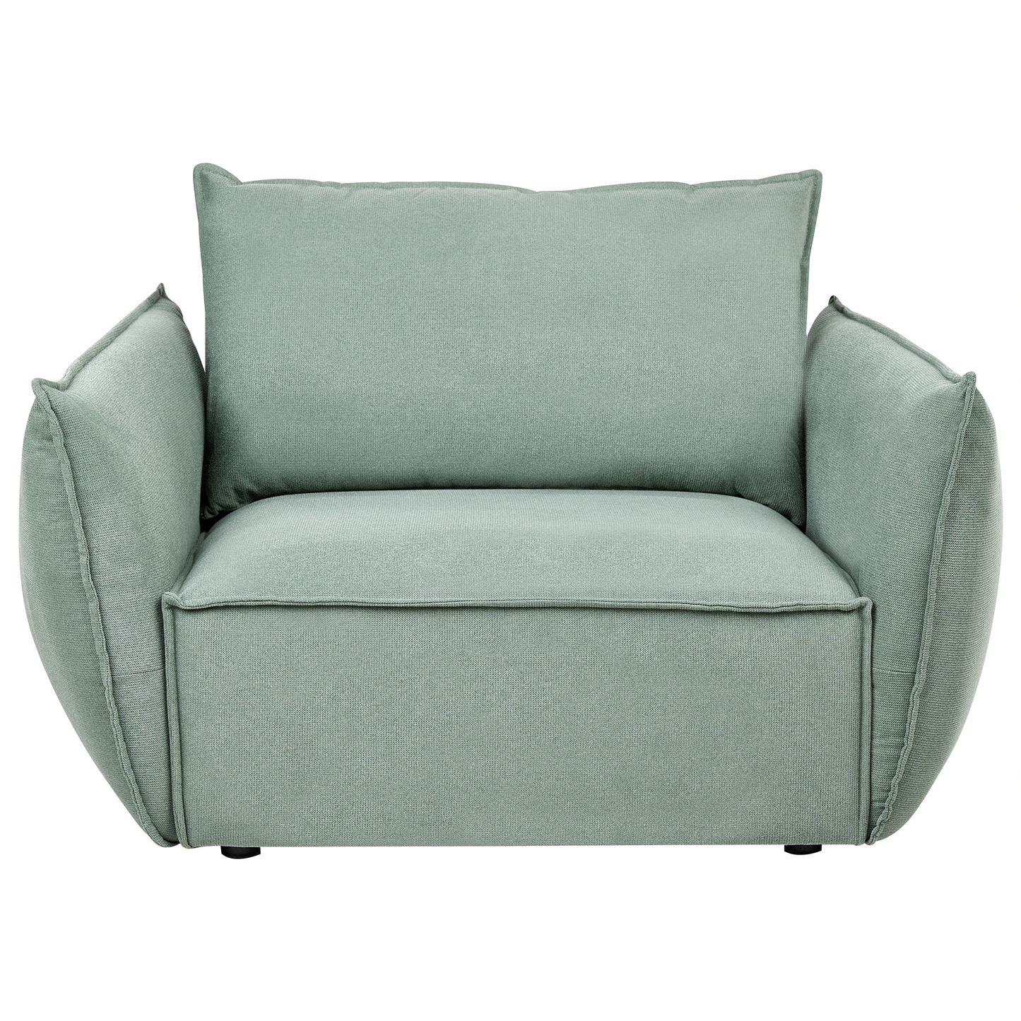 Living Set Light Green Upholstery Low Profile Sofa Chairs