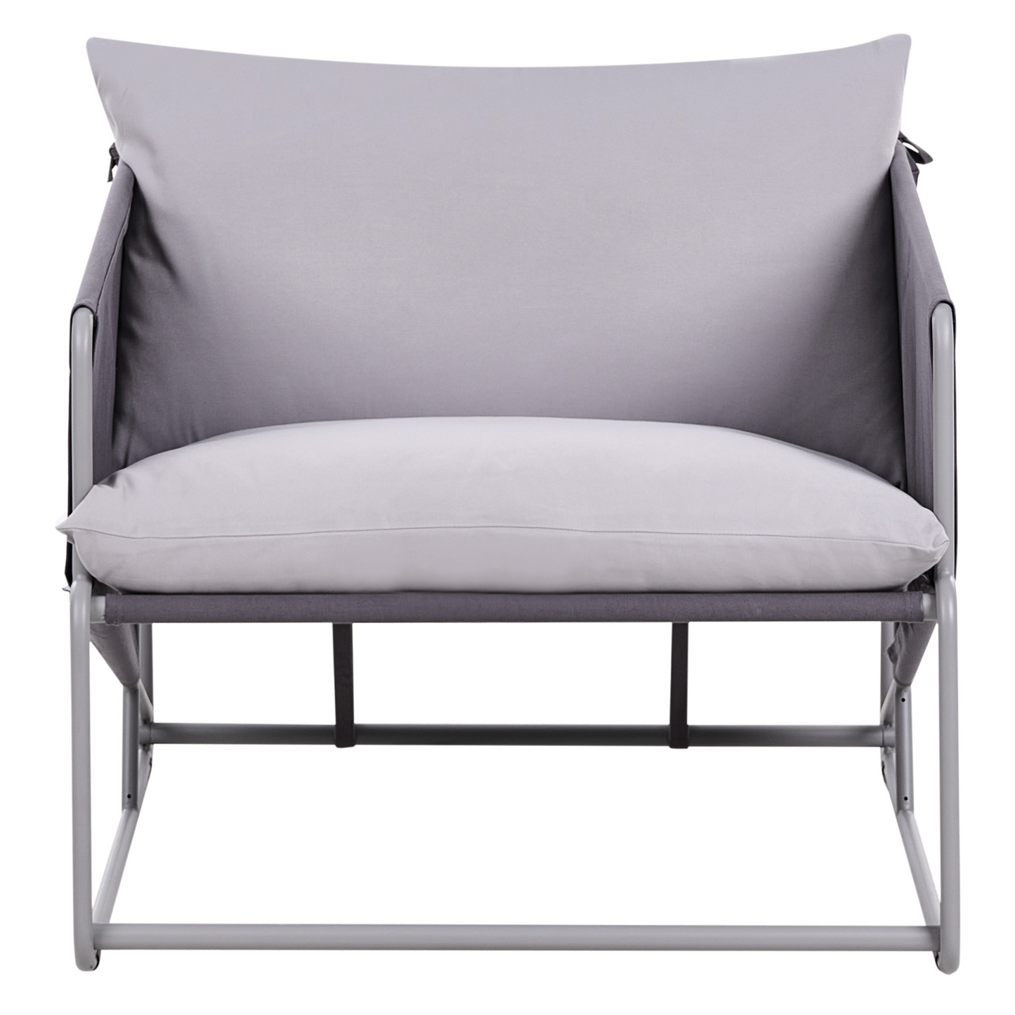 Name Low Oversized Sofa Set Grey Metal Backrest Slipper Design