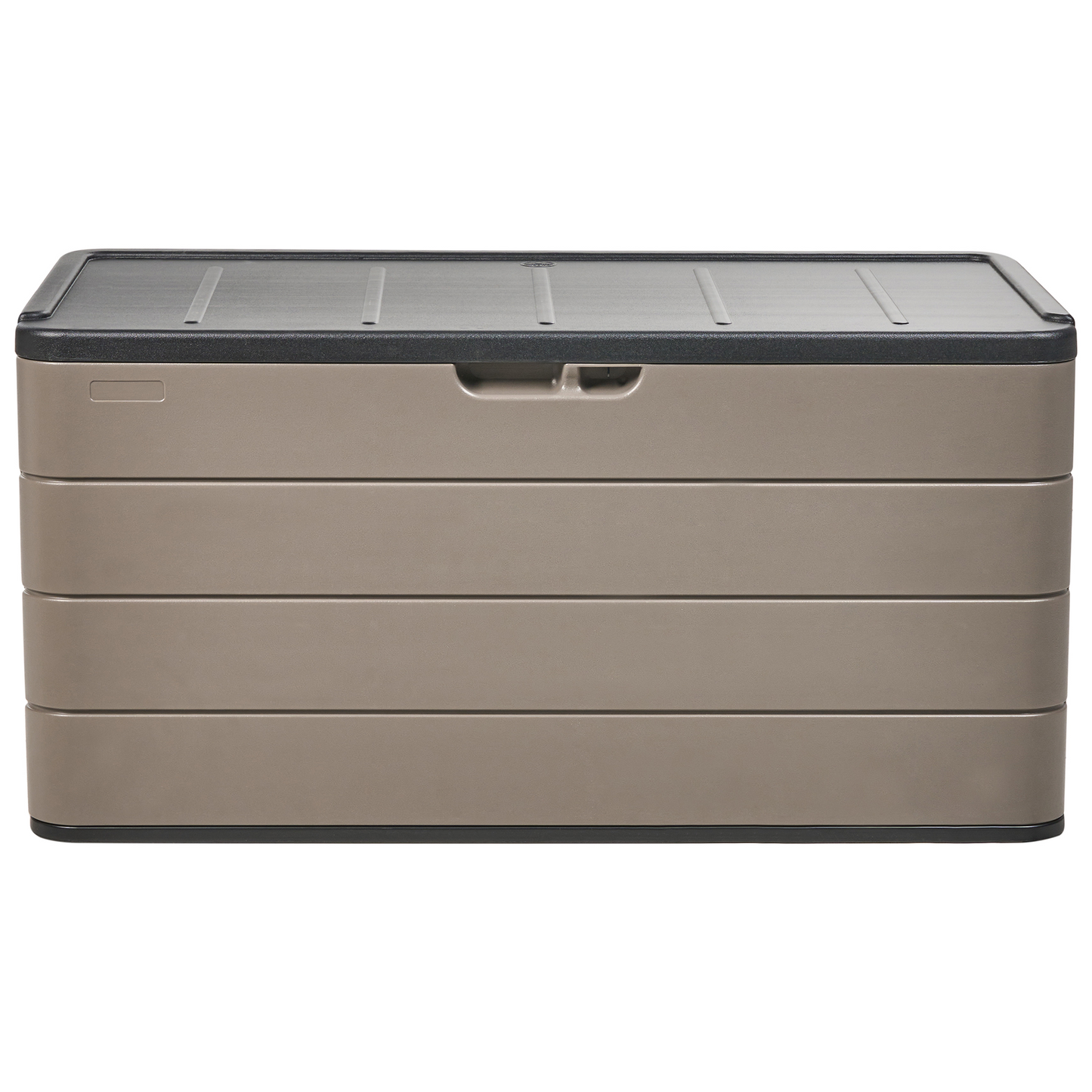 Brown Plastic Storage Box 116 x 60cm With Handles Outdoor