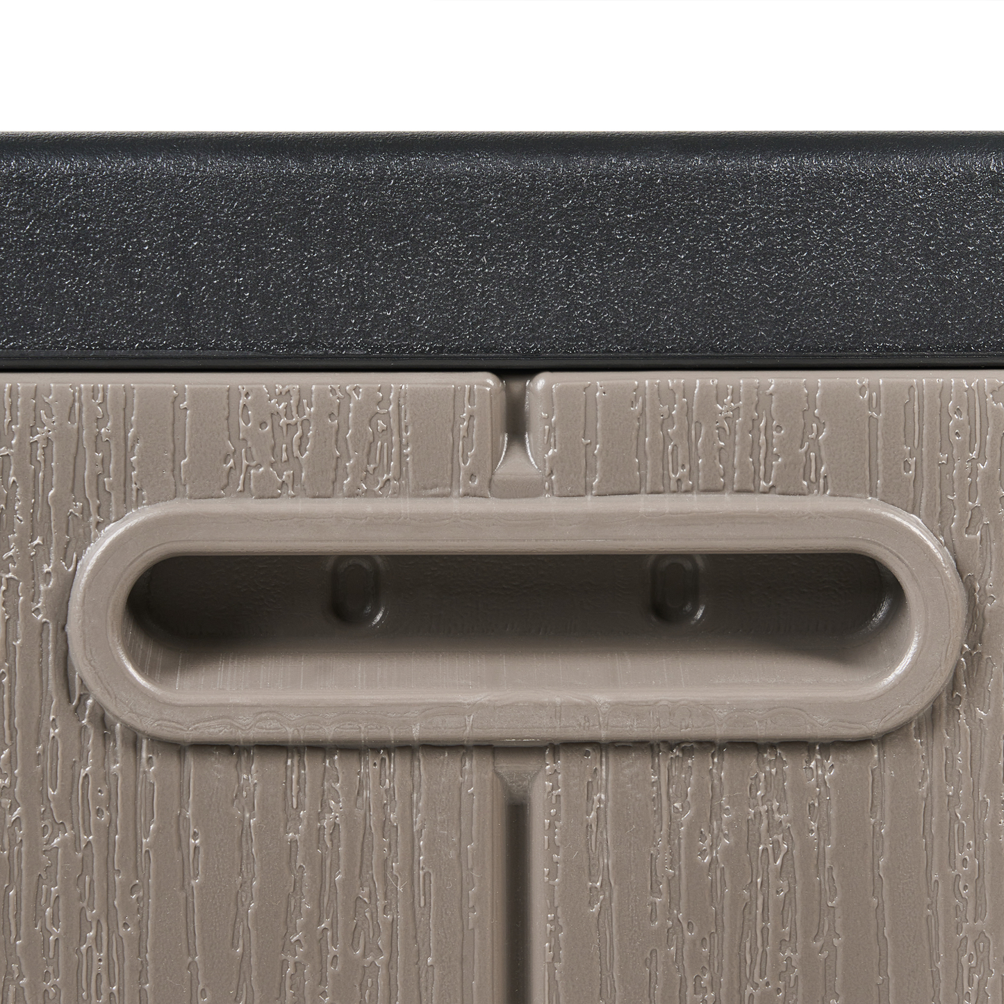 Brown Plastic Storage Box 116 x 60cm With Handles Outdoor