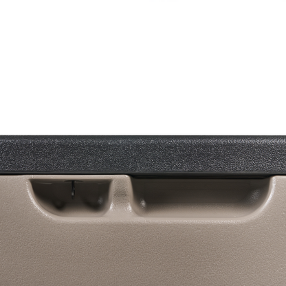 Brown Plastic Storage Box 116 x 60cm With Handles Outdoor