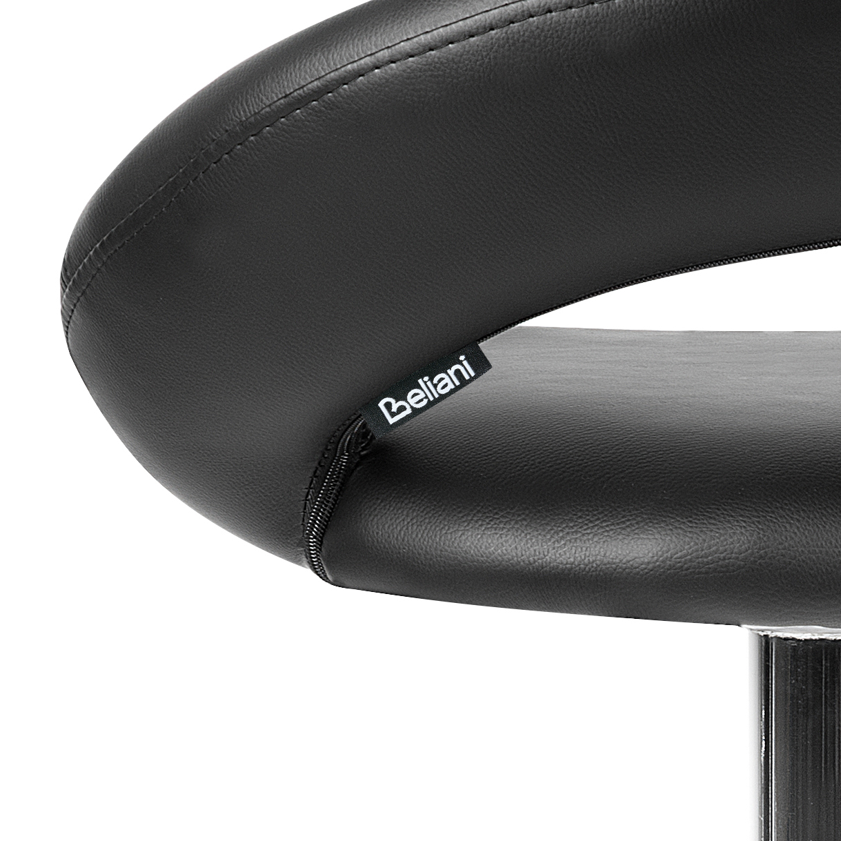 Prime Two Pack Black Faux Leather Bar Stools Swivel Height Adjustable