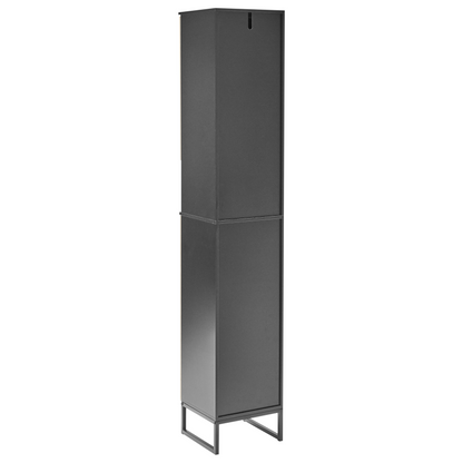 Nova Standing Bathroom Cabinet Light Brown Bamboo MDF Steel 170x30cm