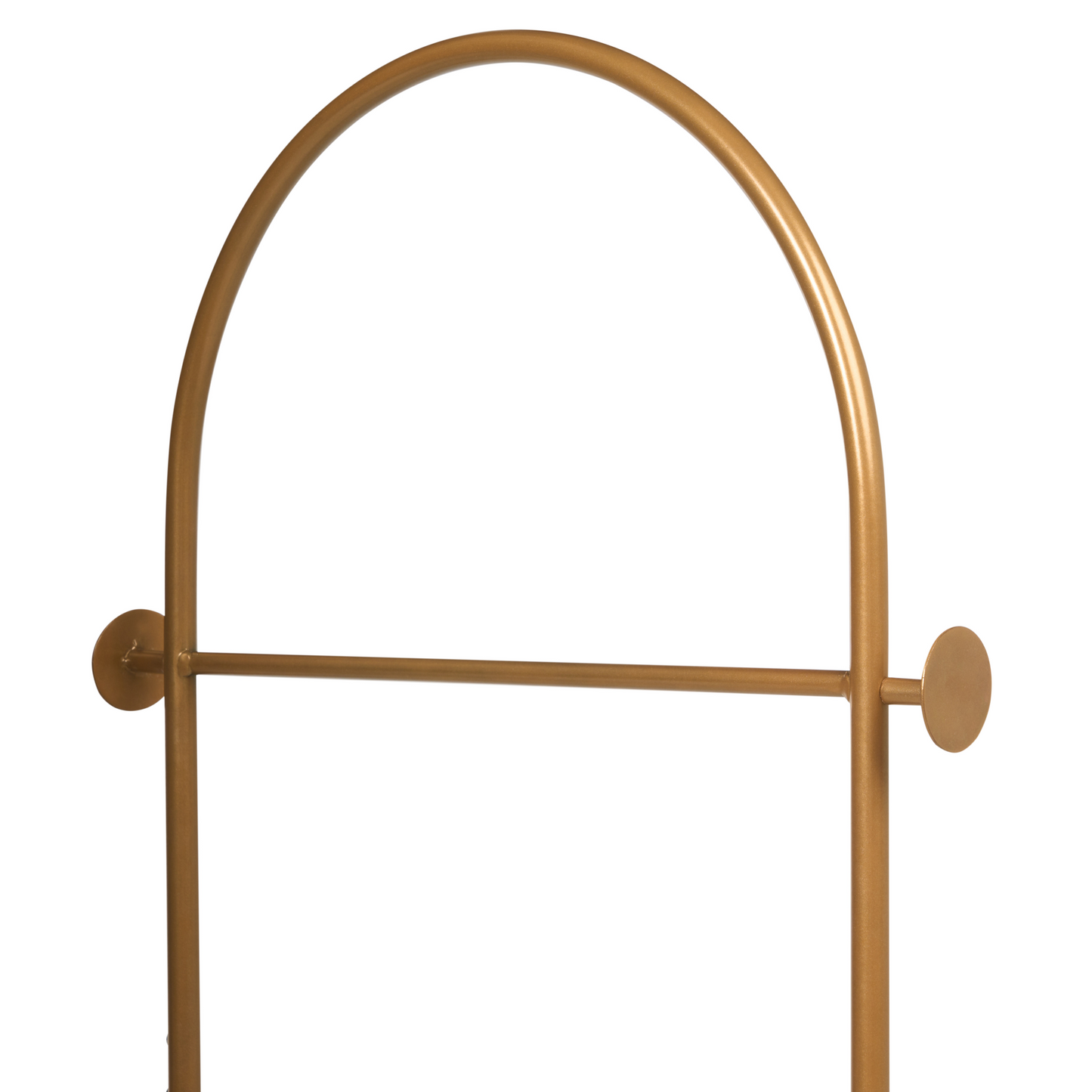 Clothes Rack Gold White Marble Freestanding 174cm Shelf
