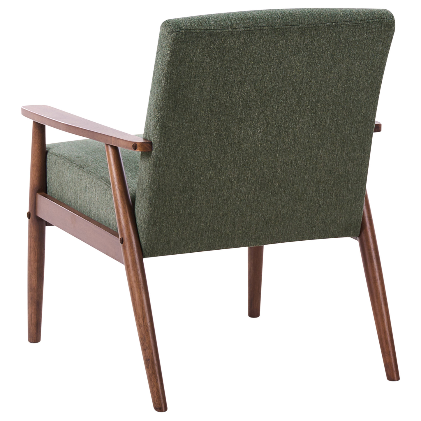 Living Room Set Green And Dark Brown Retro Wood Frame