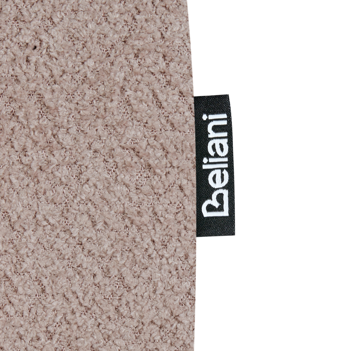 Boucle Taupe Armchair With Armrests Nursery Chair For Children Modern Design