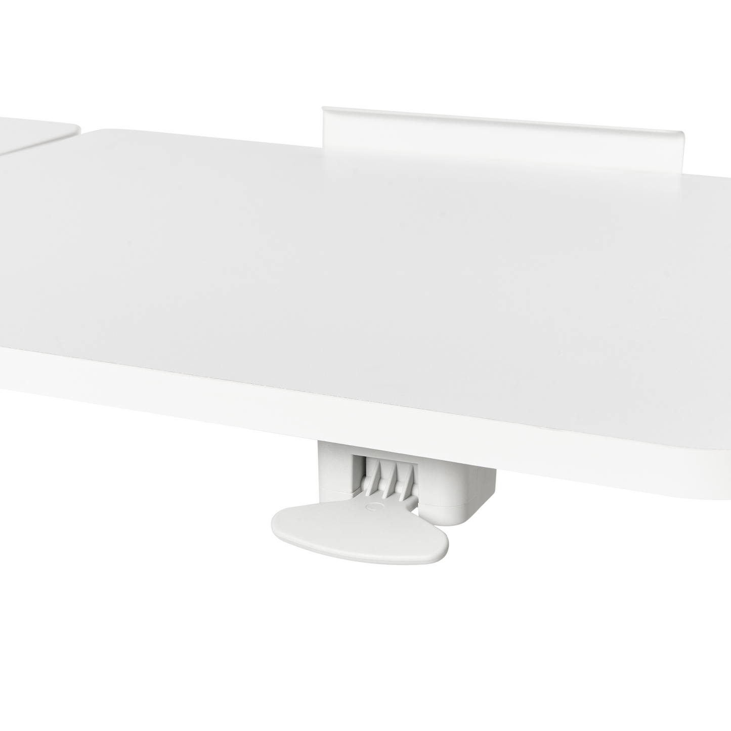 Manual Adjustable Sit Stand Laptop Desk White Steel 70 x 40cm