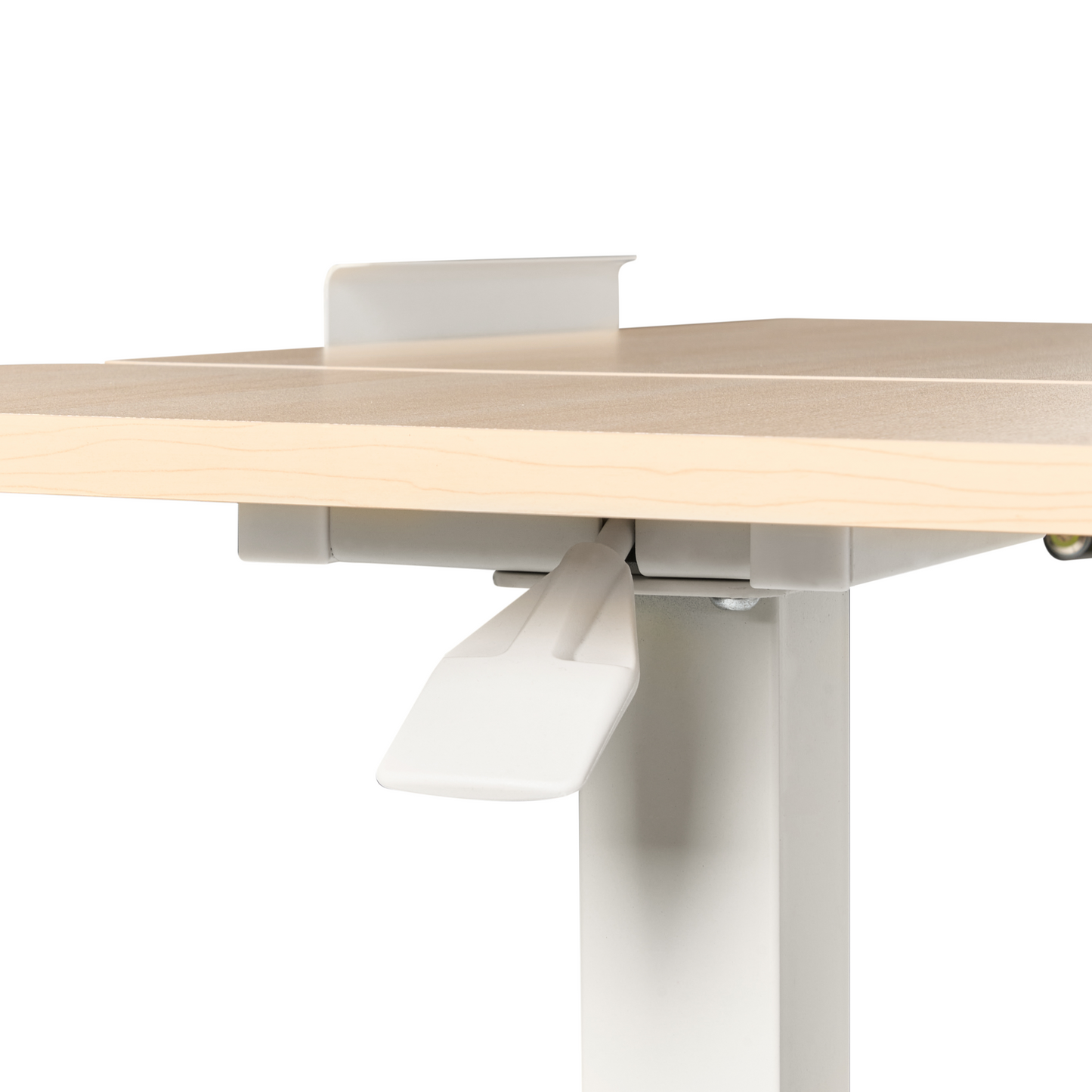 Manually Adjustable Laptop Desk Brown White 70 x 40cm