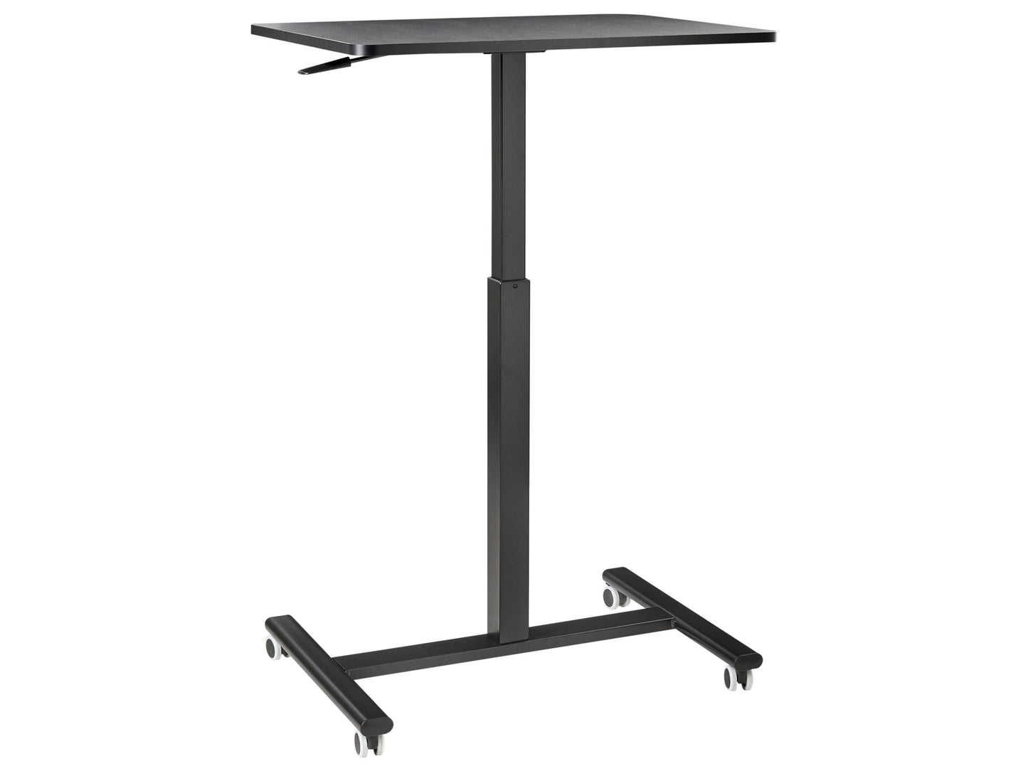 Sit-Stand Laptop Desk Black Steel Frame 65 x 48cm