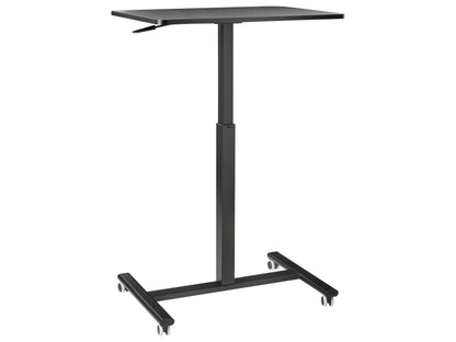 Sit-Stand Laptop Desk Black Steel Frame 65 x 48cm