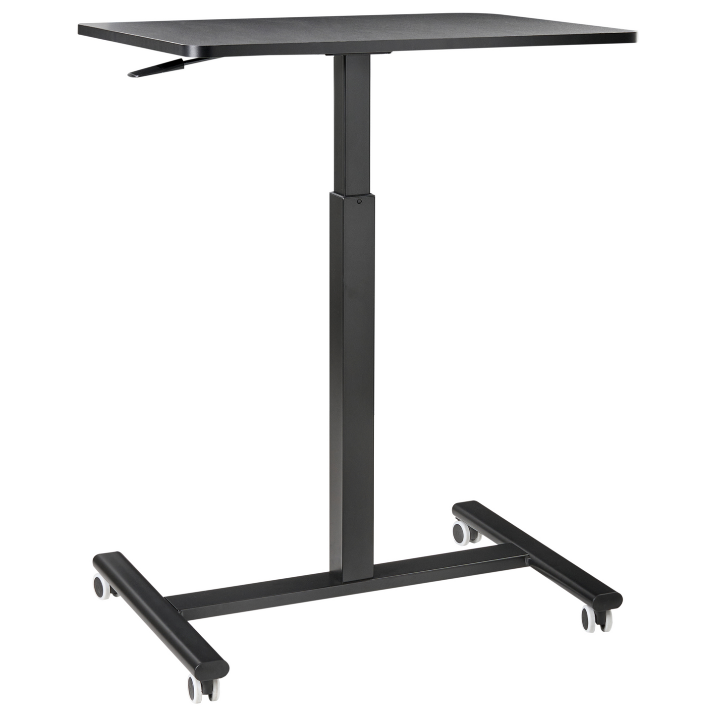 Sit-Stand Laptop Desk Black Steel Frame 65 x 48cm