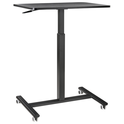 Sit-Stand Laptop Desk Black Steel Frame 65 x 48cm