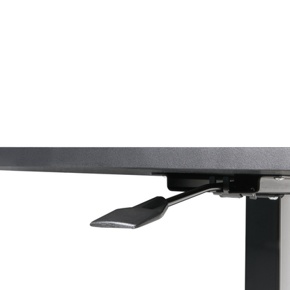 Sit-Stand Laptop Desk Black Steel Frame 65 x 48cm