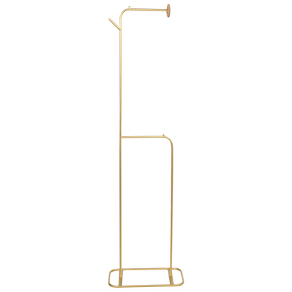 Gold Iron Clothes Rail 171cm Freestanding Rack