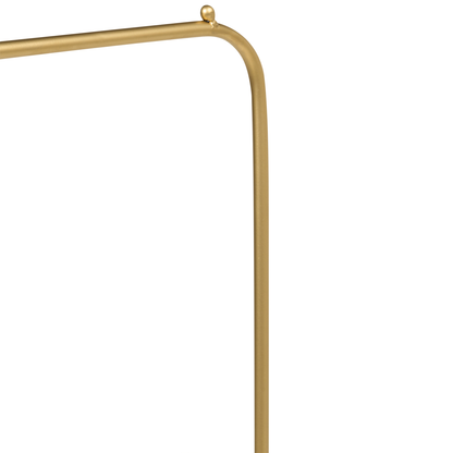Gold Iron Clothes Rail 171cm Freestanding Rack
