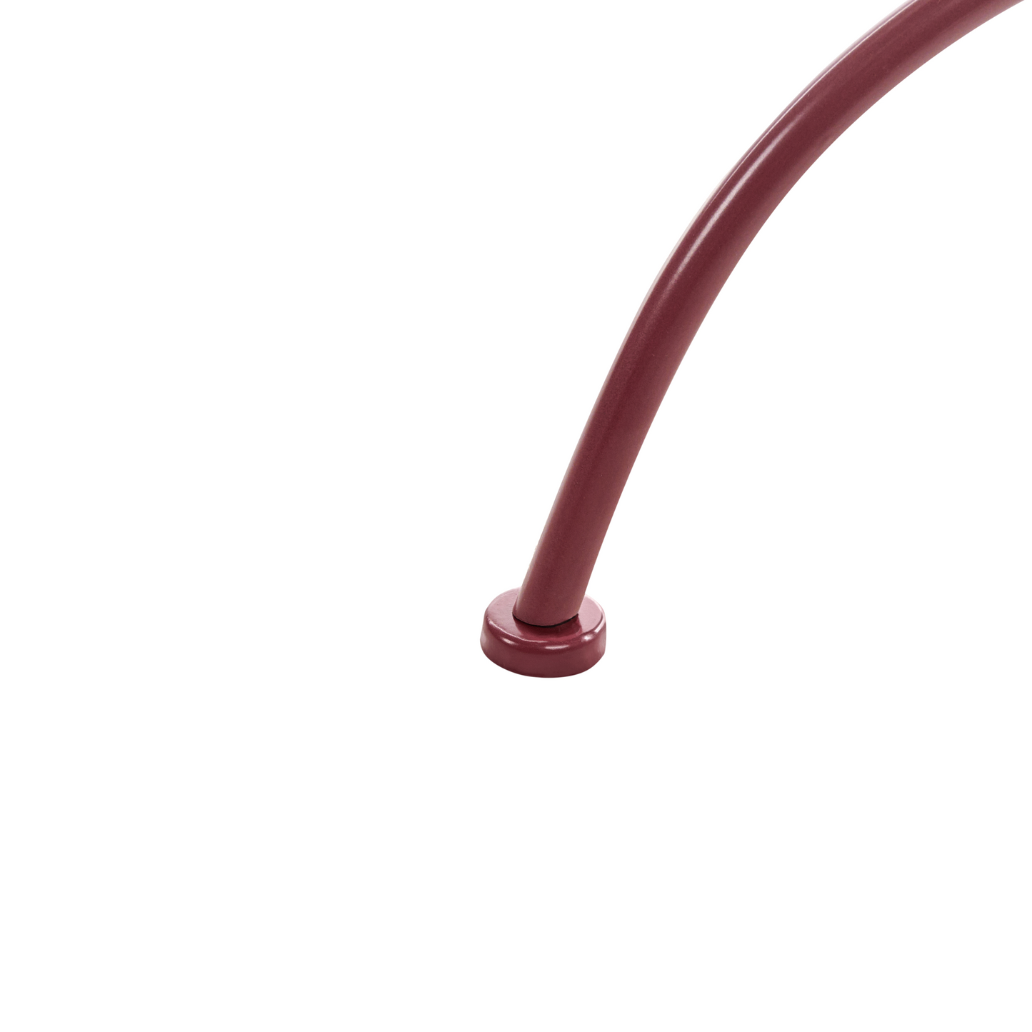 Burgundy Outdoor Bistro Table With Scrollwork