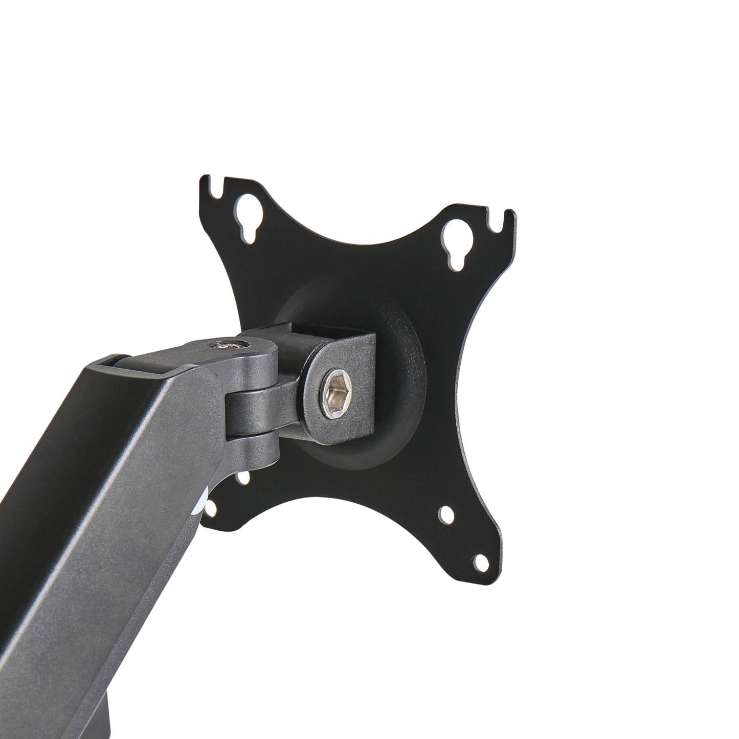 Dual Monitor Arm Aluminium Desk Clamp Rotatable Black