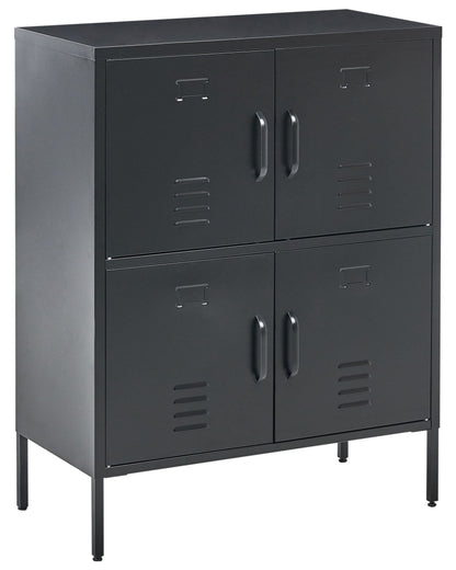 Sideboard Cabinet 4-Door Locker-Style Office Storage