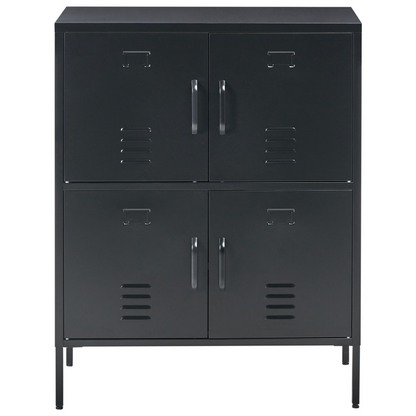 Sideboard Cabinet 4-Door Locker-Style Office Storage