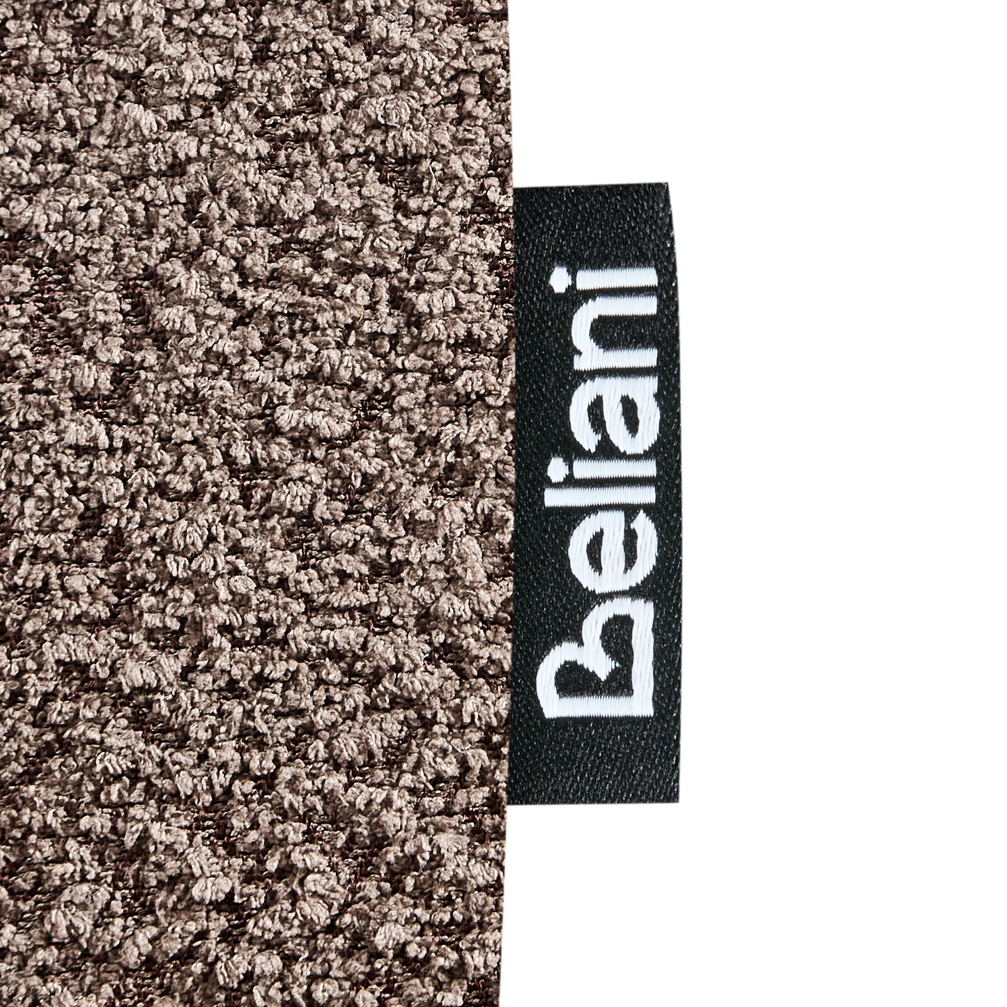 Boucle Armchair for Kids Brown Upholstery with Armrests Modern Nursery Chair