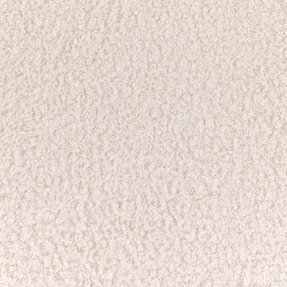Boucle Armchair For Kids Light Beige With Wood Legs