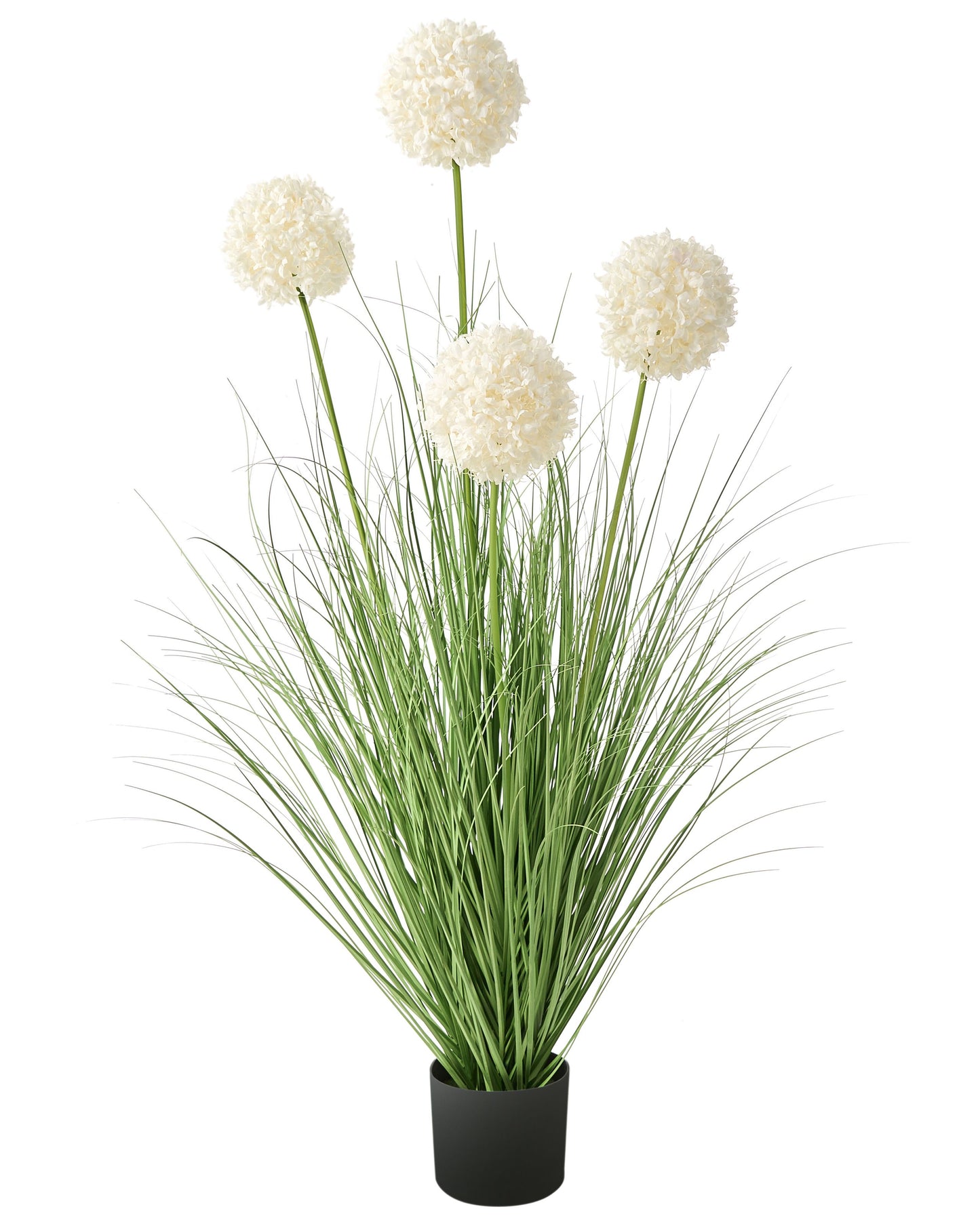 Decor Artificial Potted Plant 120cm Green Grass White Reed