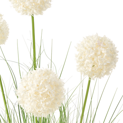 Decor Artificial Potted Plant 120cm Green Grass White Reed