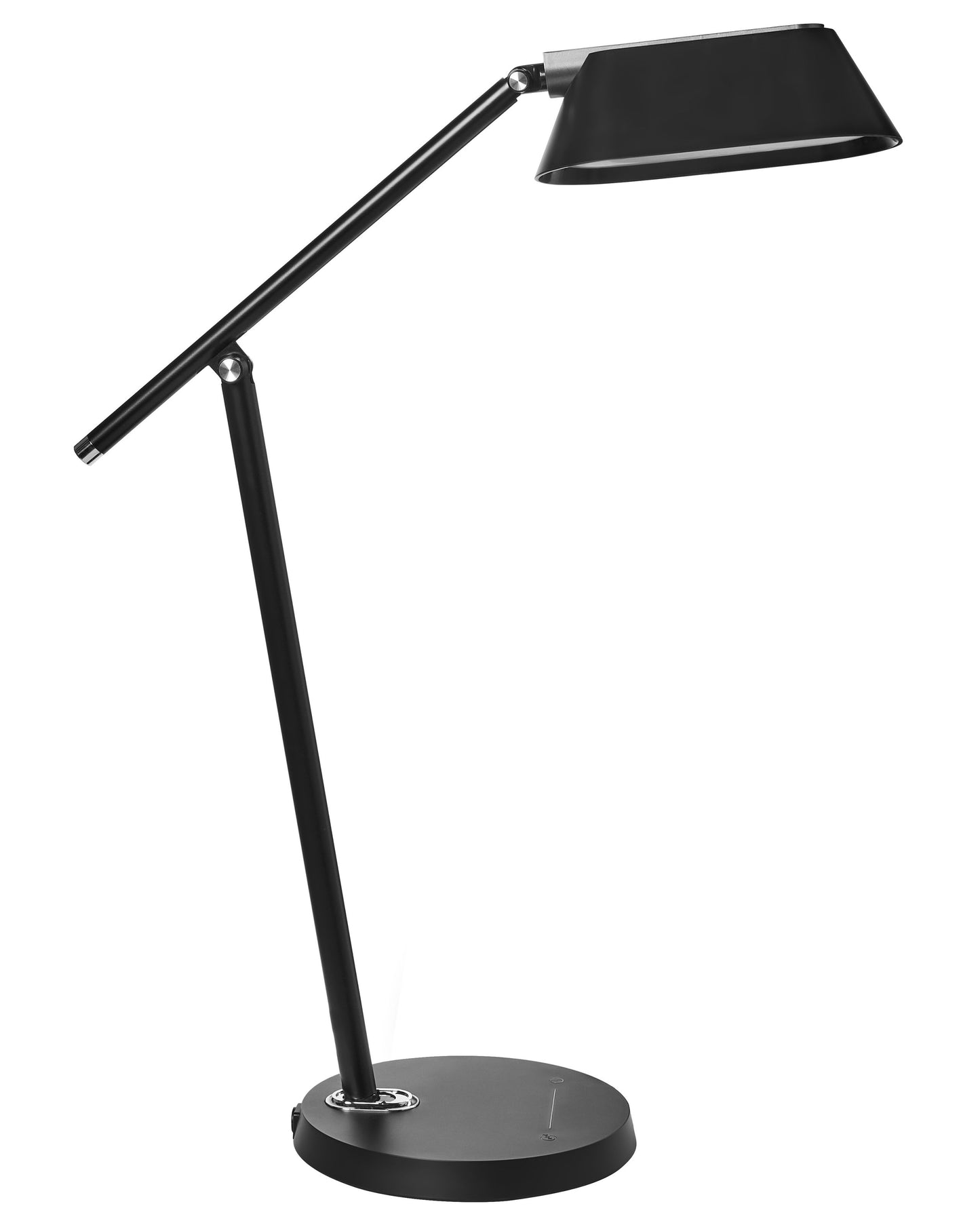 Desk Lamp Black With Adjustable Arm Stepless Dimmer Timer