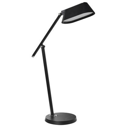 Desk Lamp Black With Adjustable Arm Stepless Dimmer Timer