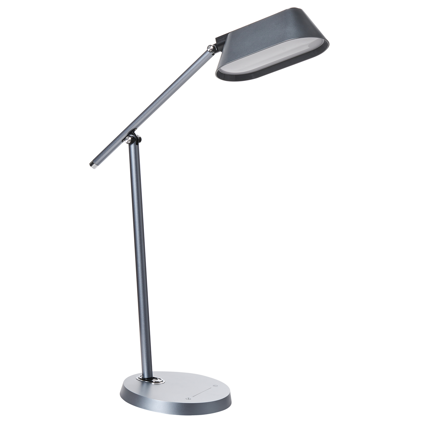 Office Desk Lamp Grey Adjustable Arm Dimmer