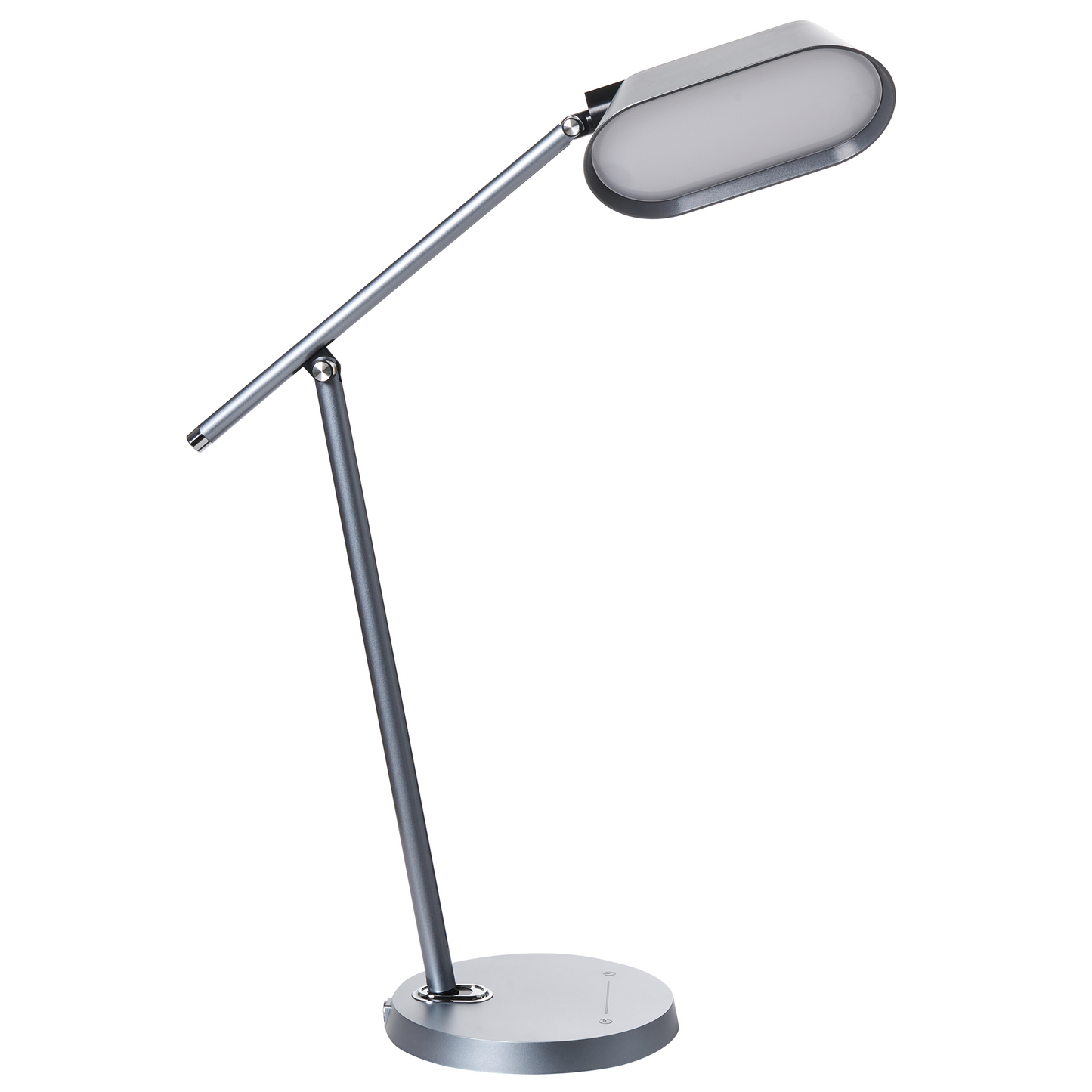 Office Desk Lamp Grey Adjustable Arm Dimmer