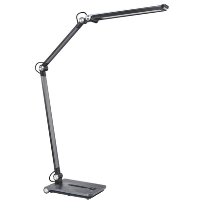 Office Desk Lamp Grey With 5 Step Dimmer And Timer