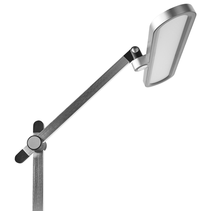 LED Desk Lamp Silver Rotatable Arm Stepless Dimmer CCT Modes