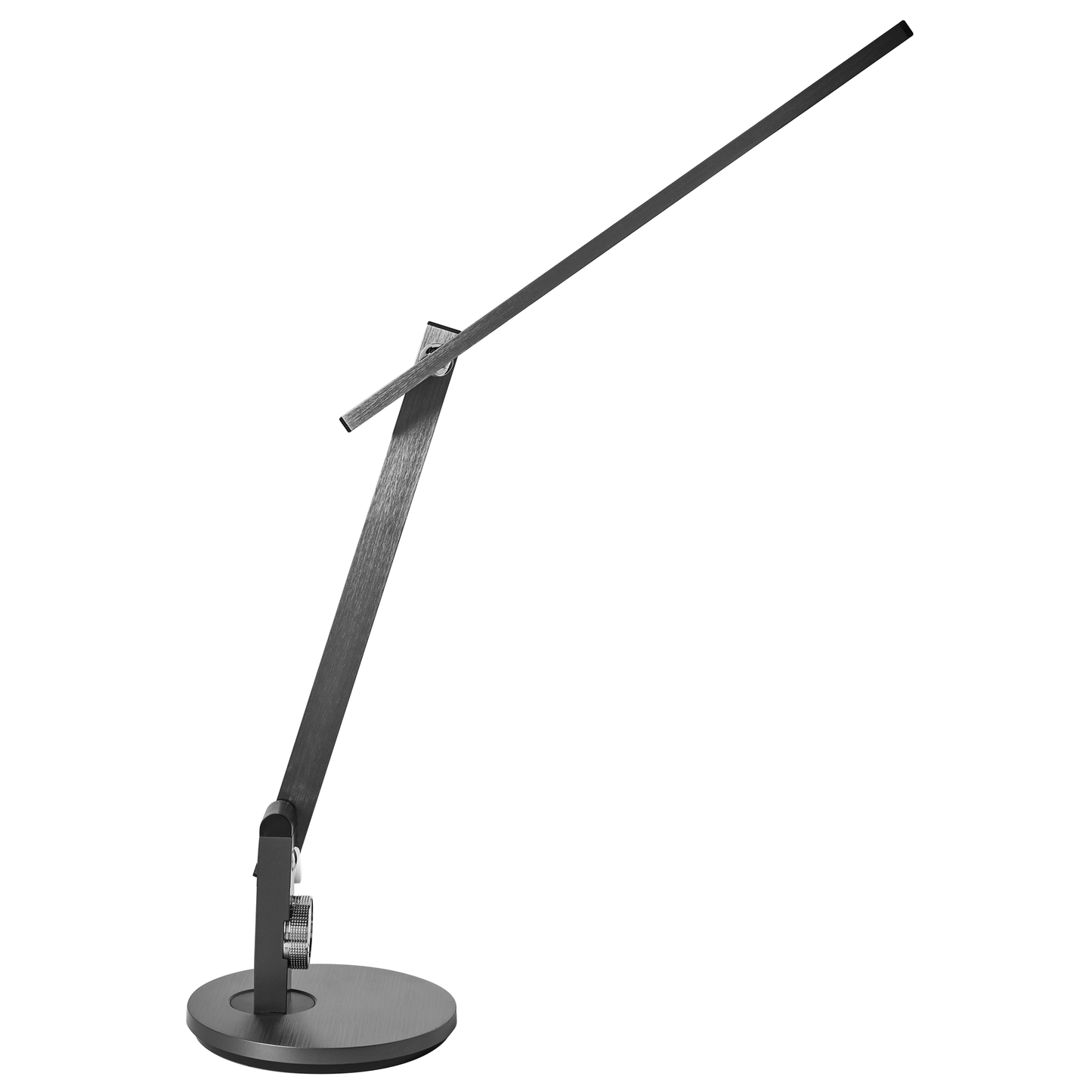 Office Desk Lamp Grey Adjustable Arm 10 Step Dimmer