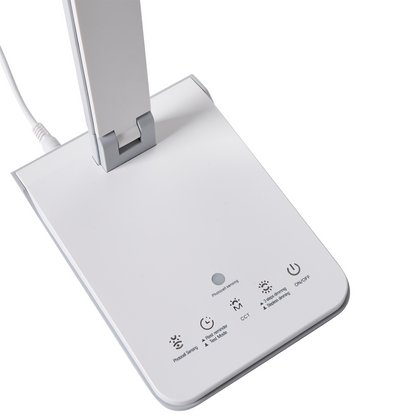 LED Desk Lamp White With Dimmable Brightness And Color Temp
