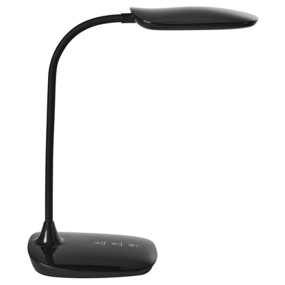 Office Desk Lamp Black With Adjustable Arm Stepless Dimmer CCT