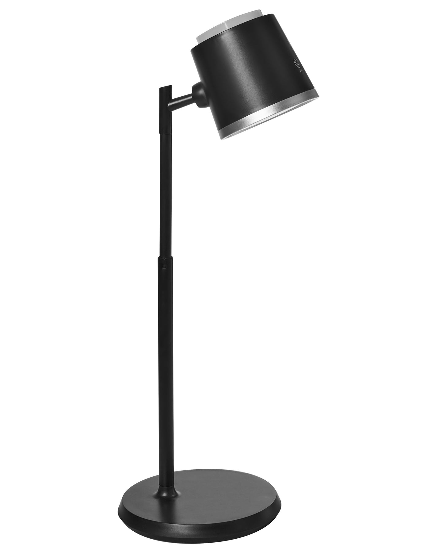 2-In-1 Desk Wall Lamp Black With Detachable Arm Stepless Dimmer