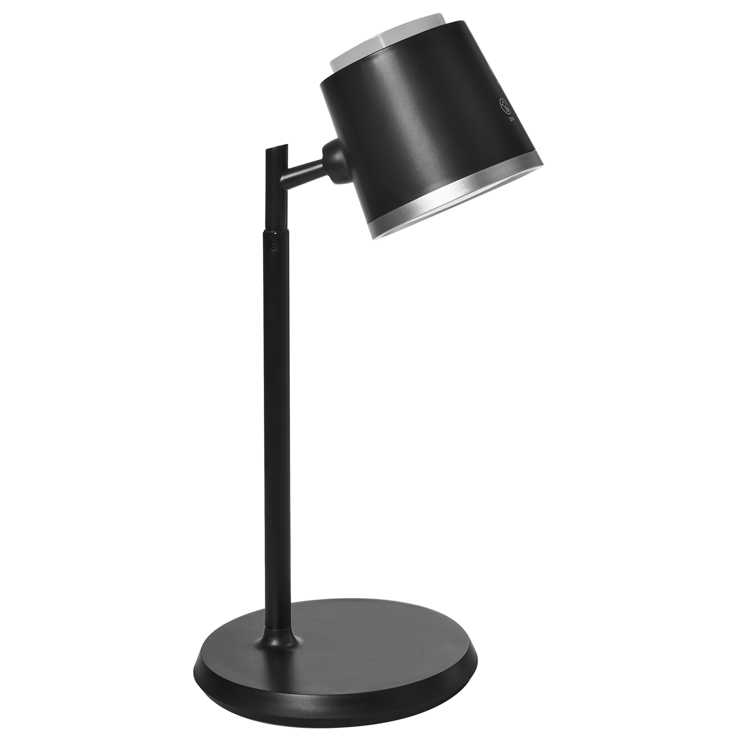 2-In-1 Desk Wall Lamp Black With Detachable Arm Stepless Dimmer