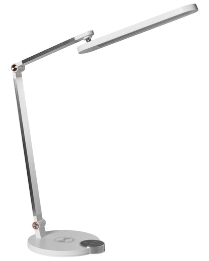Desk Lamp White With Wireless Charger 3 Temp Modes Dimmer