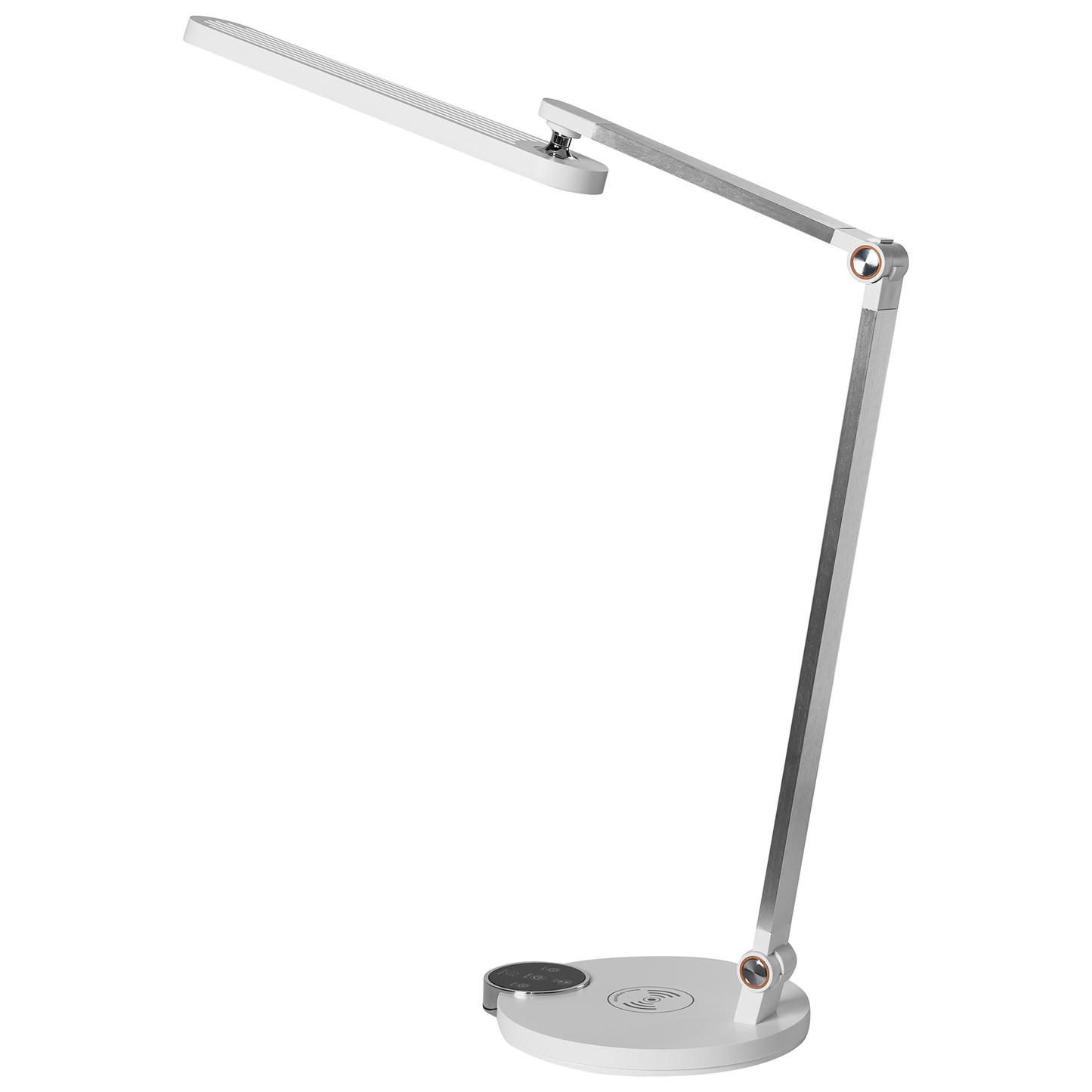 Desk Lamp White With Wireless Charger 3 Temp Modes Dimmer