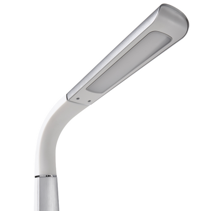 Desk Lamp Silver 3 CCT Modes Dimmer USB Port Adjustable Shade